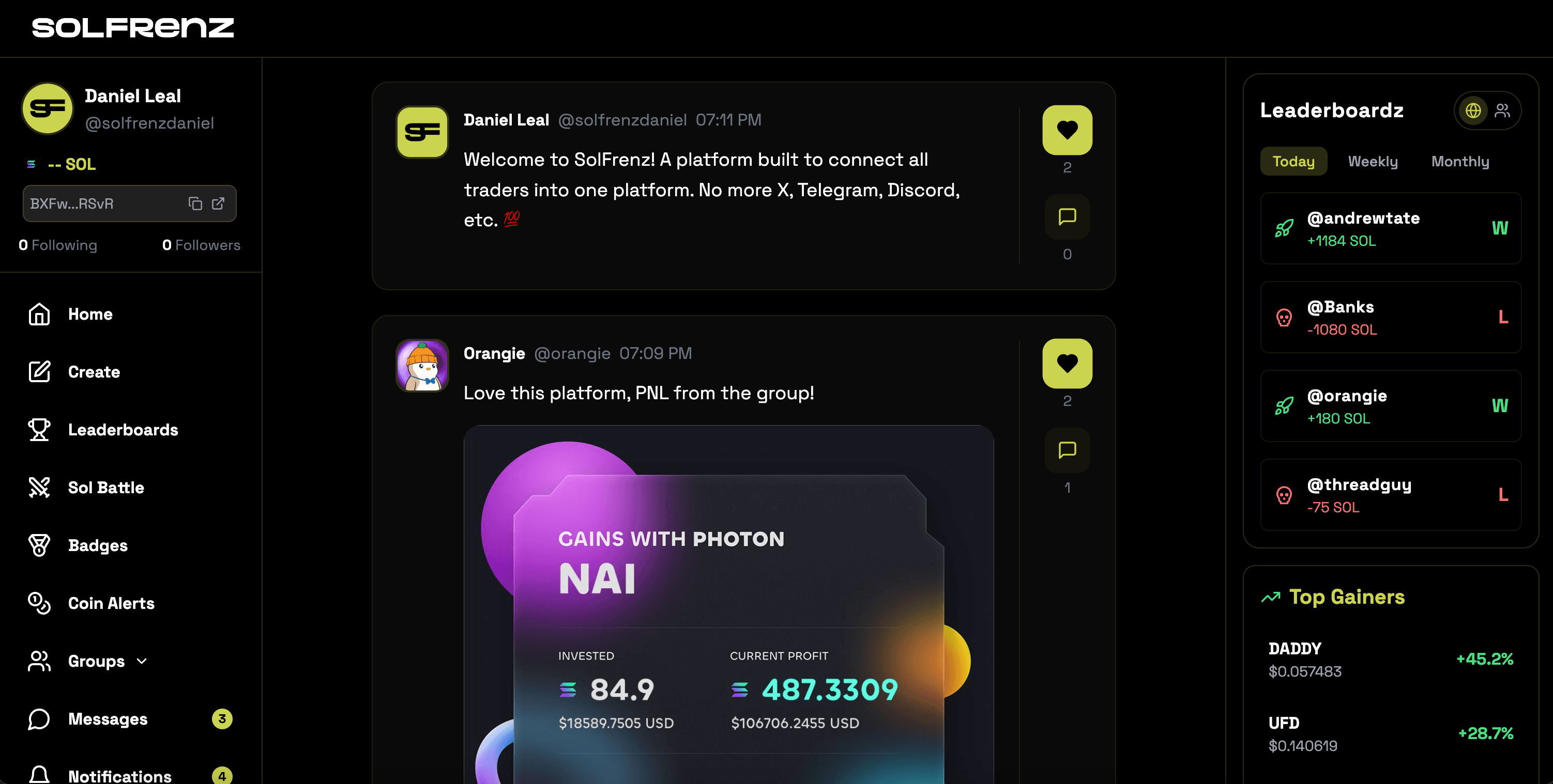 SolFrenz App