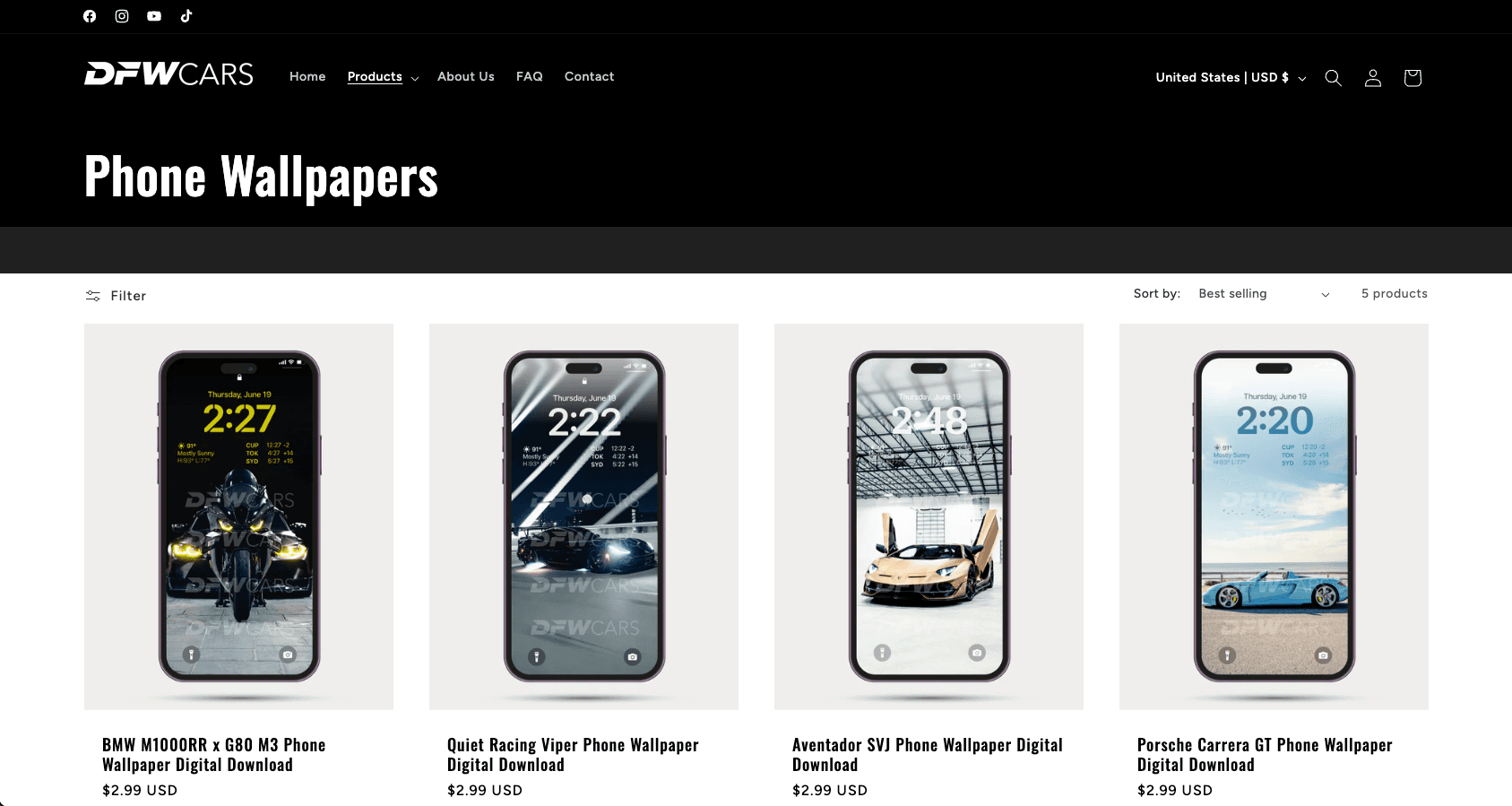 DFW Cars – Brand Pages